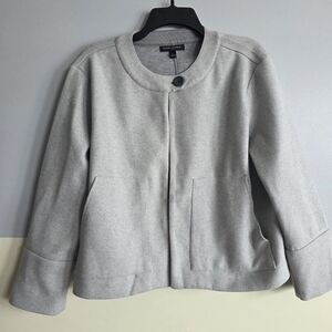 Banana Republic Gray Women's Jacket Cardigan Shawl Large